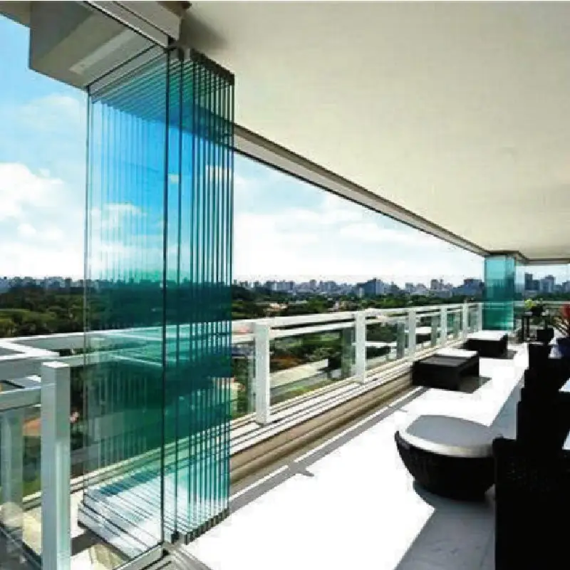 Folding glass doors (2)